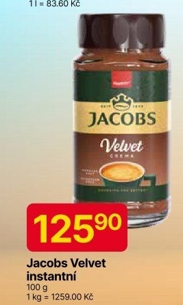 Instantní káva Jacobs Velvet