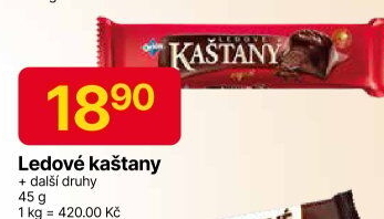 Ledové kaštany Orion
