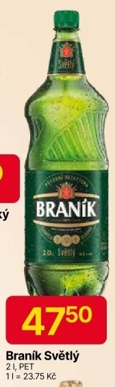 Pivo světlé Braník