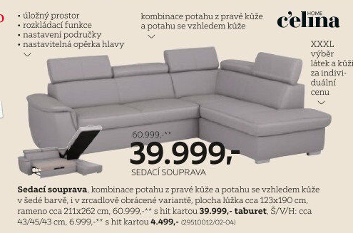 SEDACÍ SOUPRAVA