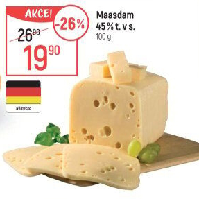 Sýr Maasdamer 45%