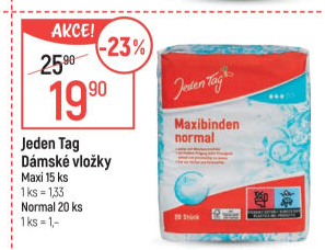 Dámské vložky Jeden Tag
