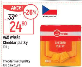 Sýr Cheddar Váš Výběr