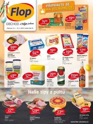 akční leták FLOP 9.4.2025-15.4.2025