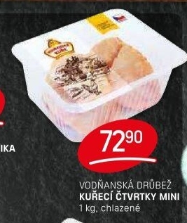 Kuřecí čtvrtky Vodňanské kuře