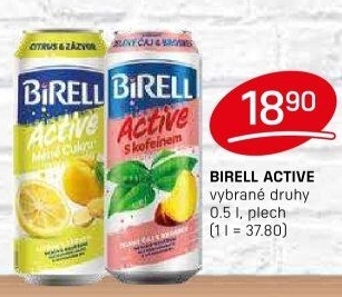 Nealkoholické pivo ochucené Active Birell
