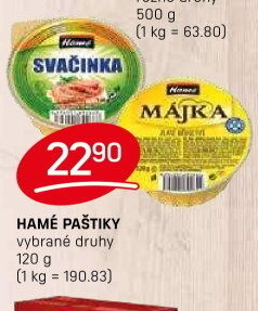 Paštiky Hamé