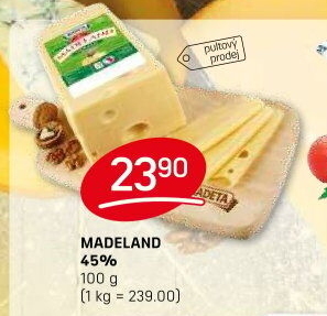 Sýr Madeland 45% Madeta