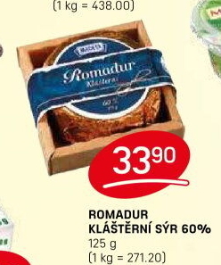 Sýr Romadur Klášterní Madeta