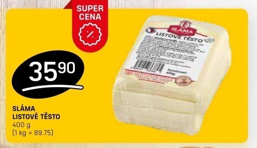 Těsto listové Sláma