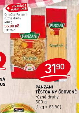 Těstoviny Panzani