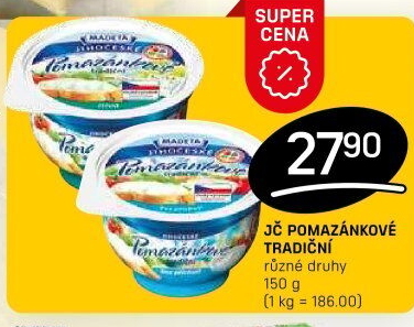 Tradiční pomazánkové Jihočeské Madeta