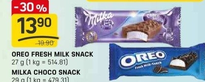 Fresh Milk snack Oreo