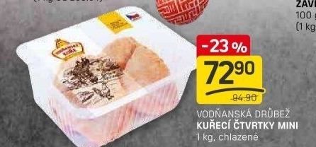 Kuřecí čtvrtky Vodňanské kuře