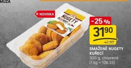 Kuřecí nugety Vodňanské kuře