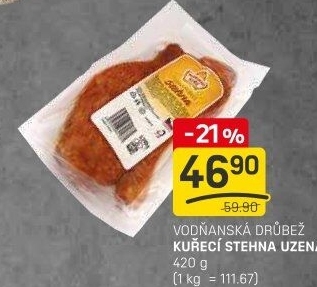 Kuřecí stehna uzená Vodňanské kuře