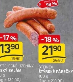 Párečky štýrské Steinex