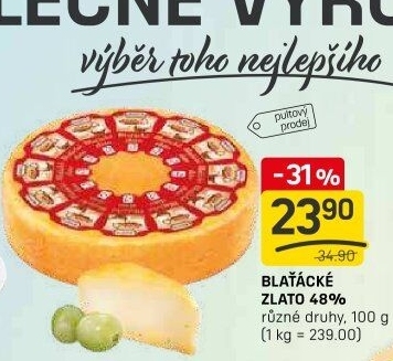 Sýr Blaťácké zlato Madeta