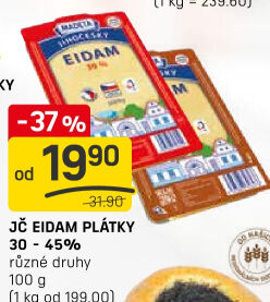 Sýr Eidam Jihočeský Madeta