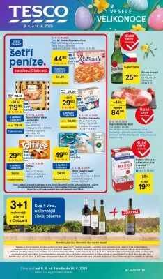 akční leták Tesco 9.4.2025-14.4.2025