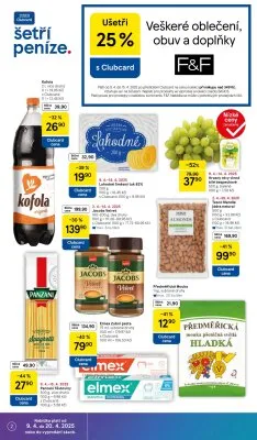 akční leták Tesco 9.4.2025-14.4.2025