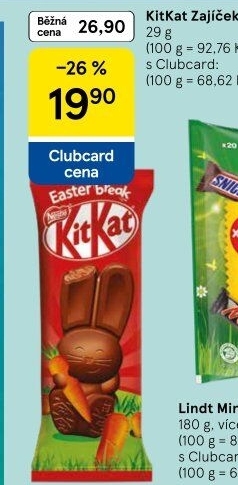Čokoládový zajíc Kit Kat