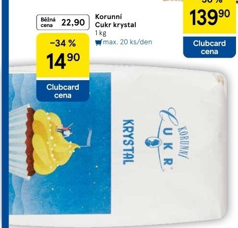 Cukr krystal Korunní