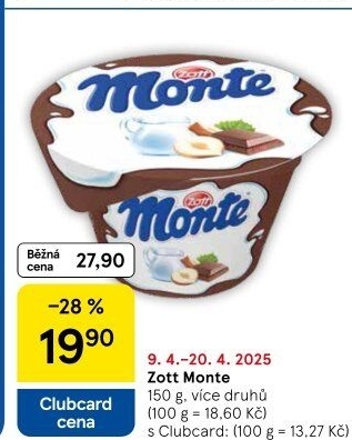 Dezert Monte Zott