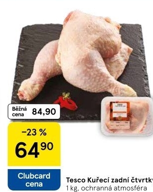 Kuřecí čtvrtky Tesco