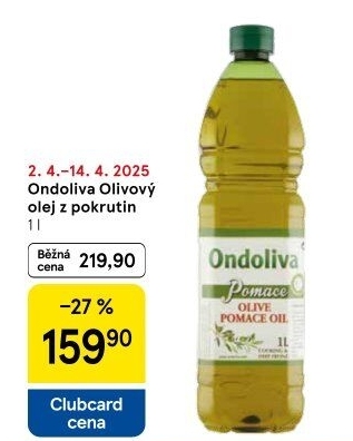 Olej z pokrutin Ondoliva