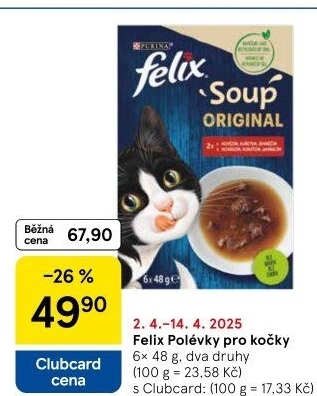 Polévka pro kočky Felix Purina