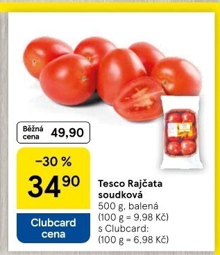 Rajčata soudková Tesco