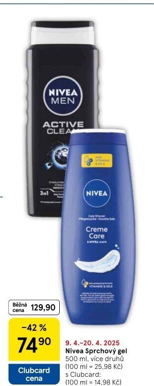 Sprchový gel Nivea