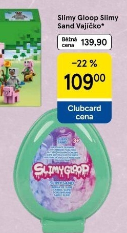 Vajíčko Slimygloop - Slimy Sand