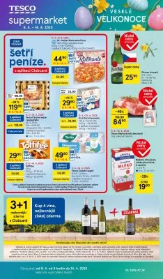 akční leták Tesco 9.4.2025-14.4.2025