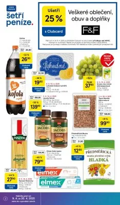akční leták Tesco 9.4.2025-14.4.2025