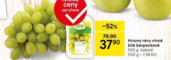 Hrozny bílé bezsemenné The Grower'