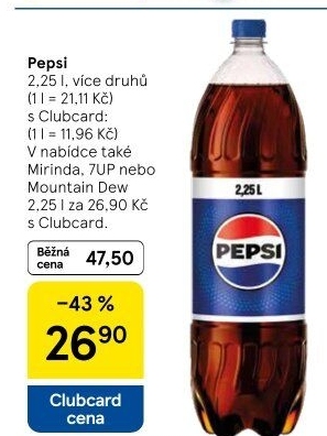 Limonáda Pepsi