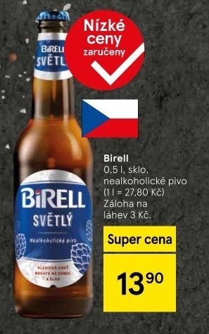 Nealkoholické pivo Birell