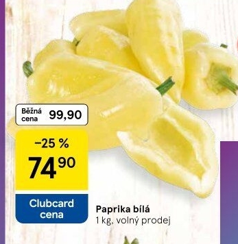 Paprika bílá