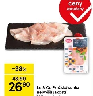 Šunka pražská nejvyšší jakosti LE&amp