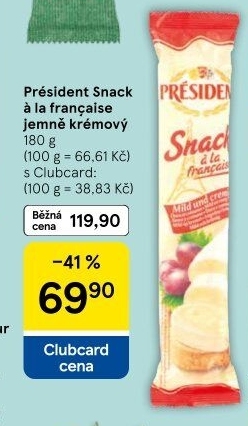Sýr Snack Président