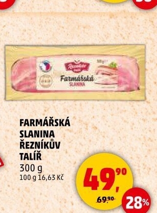 Farmářská slanina Řezníkův talíř