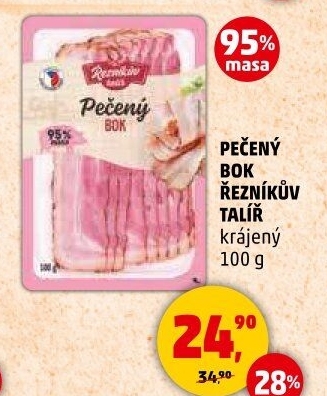 Pečený bok Řezníkův talíř