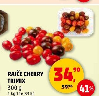 Rajčata cherry mix