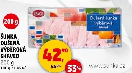 Šunka dušená výběrová LE&amp
