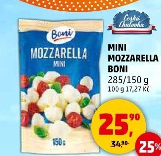 Sýr Mozzarella třešinky Boni