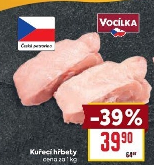 Kuřecí hřbety na polévku Vocílka