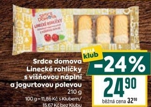 Linecké rohlíčky Srdce Domova