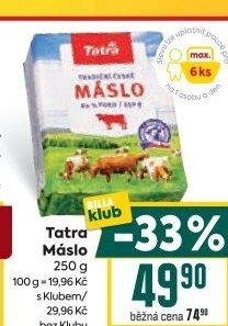 Máslo Tatra